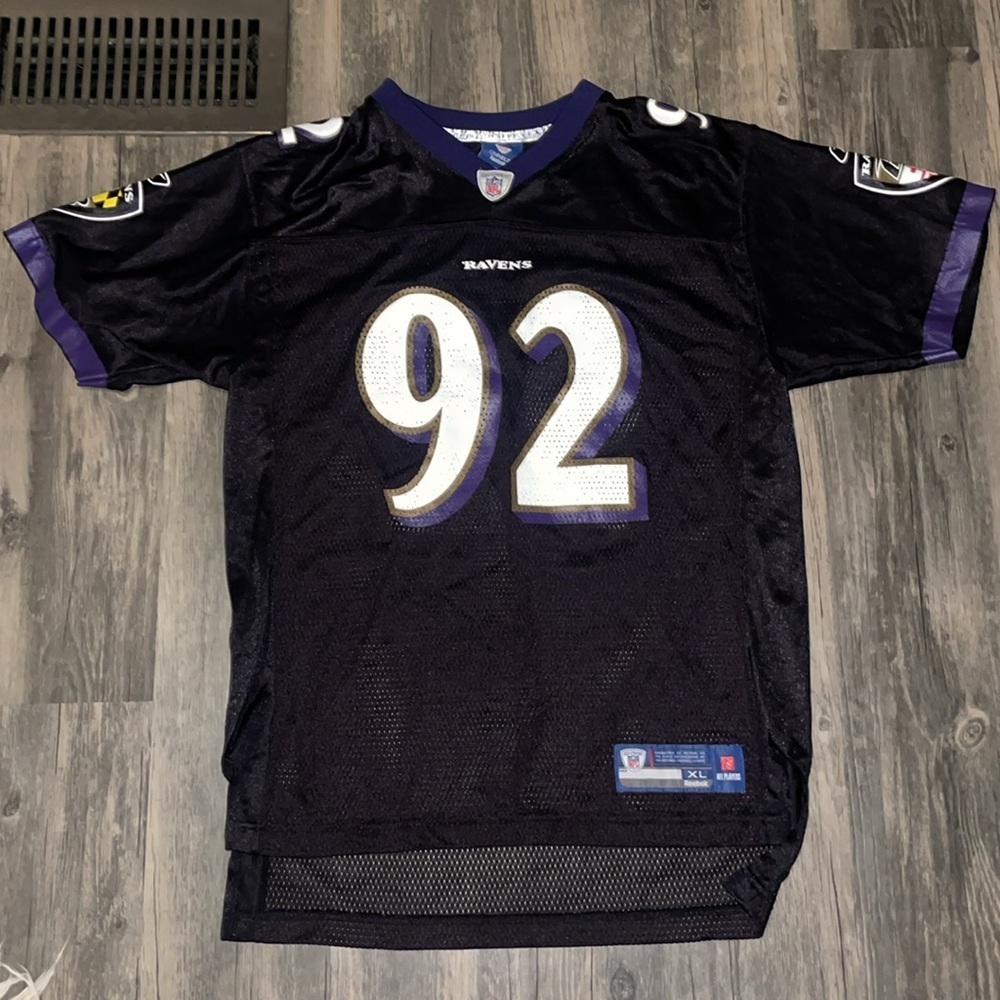 Baltimore Ravens Ngata #92 Reebok On Field Jersey kids XL - Picture 3 of 6